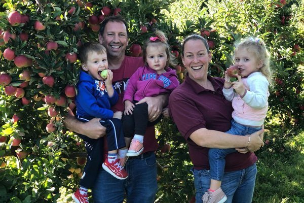 Farmer Dave and family